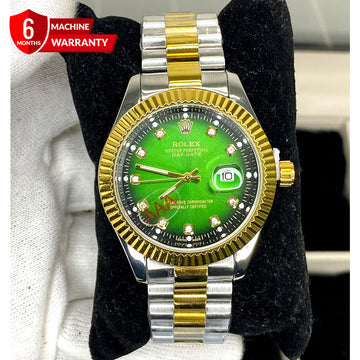 Rolex watch green dia